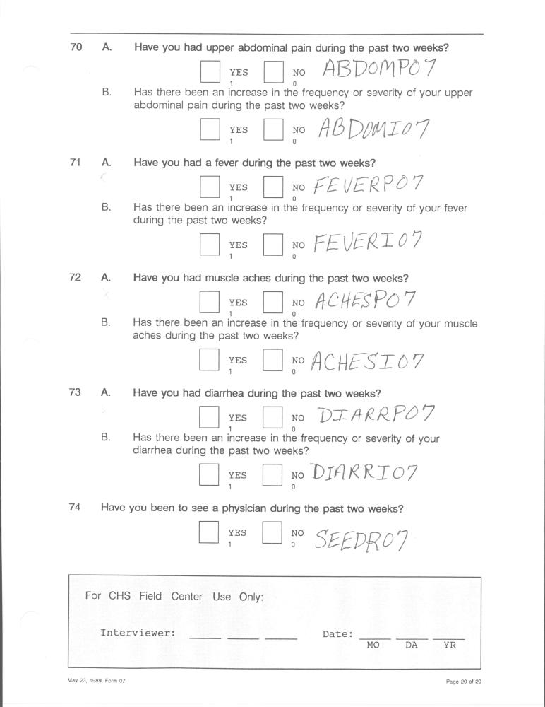 Record 7 BL Med HX page 20