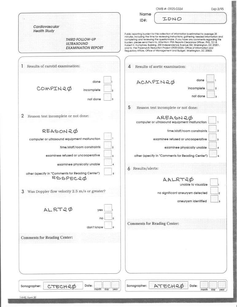 Record 20 Ultrasound - page 1