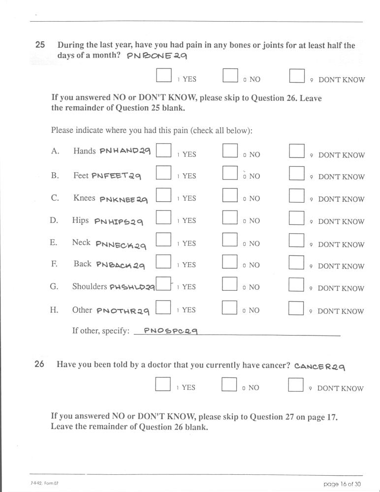 Record 29 Year 5 Medical & Perosnal History - page 16