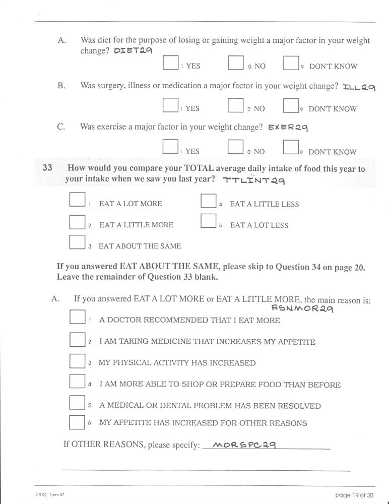 Record 29 Year 5 Medical & Perosnal History - page 19