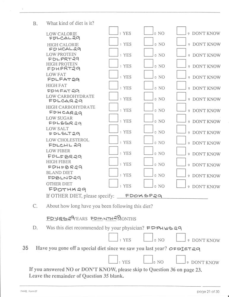 Record 29 Year 5 Medical & Perosnal History - page 21