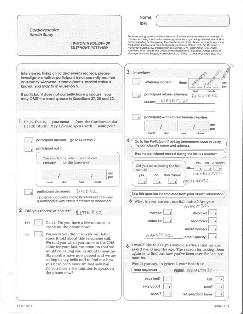 Record 32 Yr3 Phone Follow up - page 1