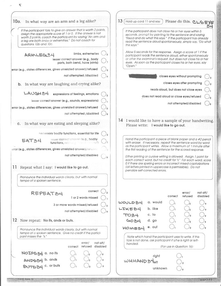 Record 34 Cognitive Function - page 3