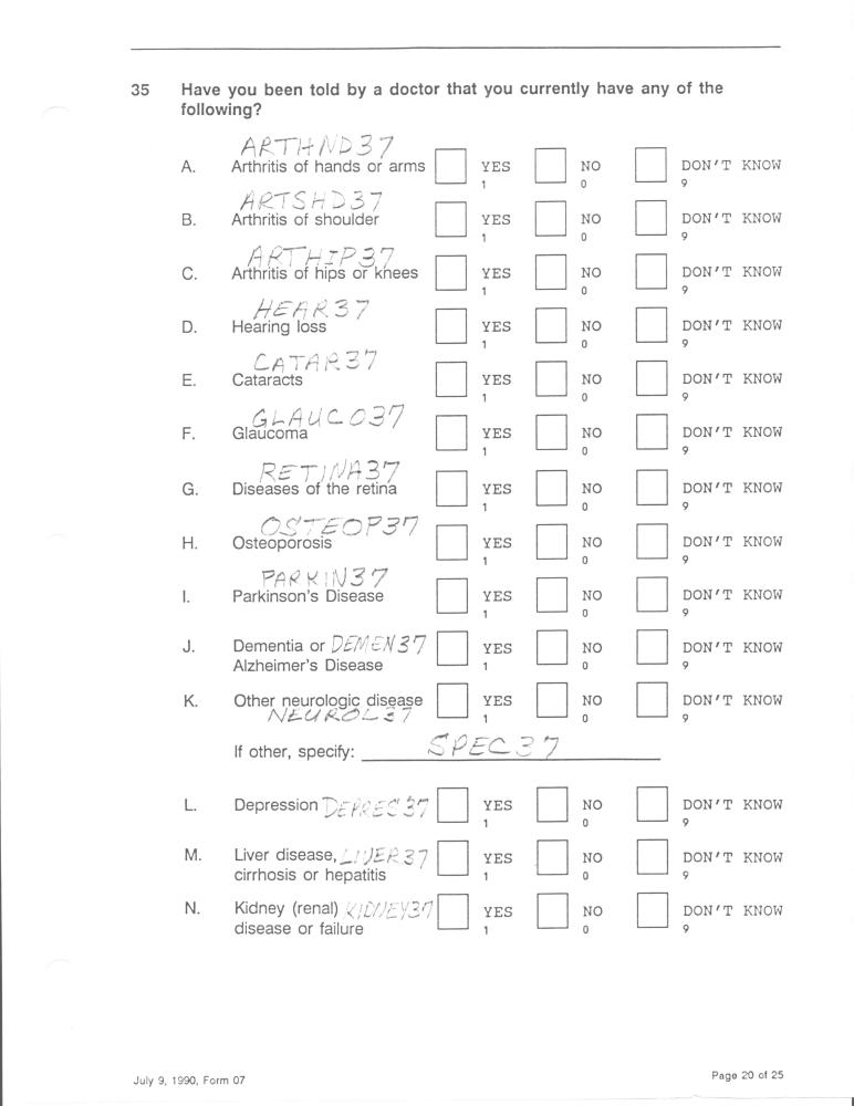  Record 37 Year 3 Medical History - page 20