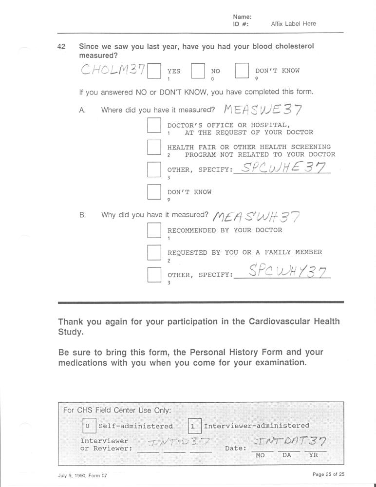 Record 37 Year 3 Medical History - page 25