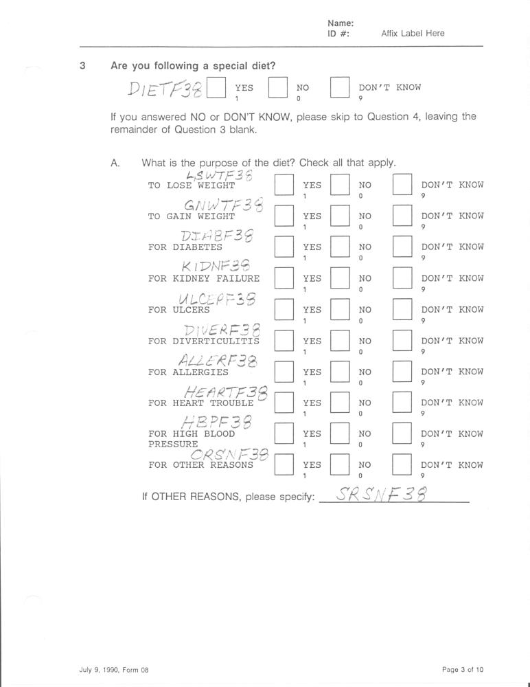 Record 38 Year 3 Personal History - page 3