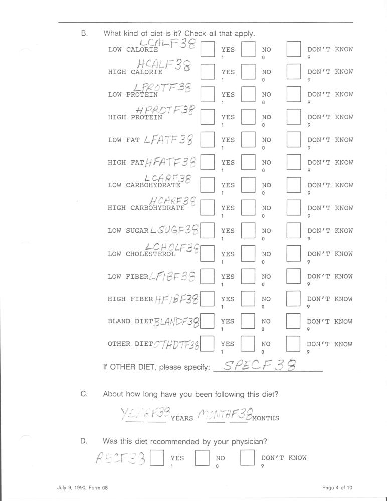 Record 38 Year 3 Personal History - page 4