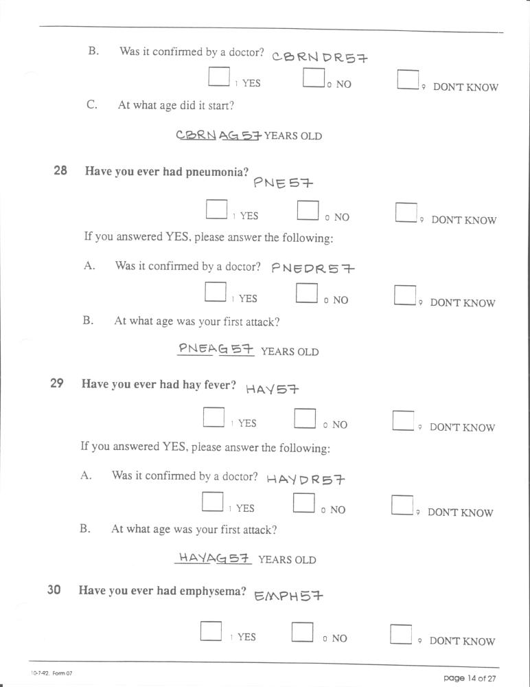 Record 57 New Cohort Medical History - page 14