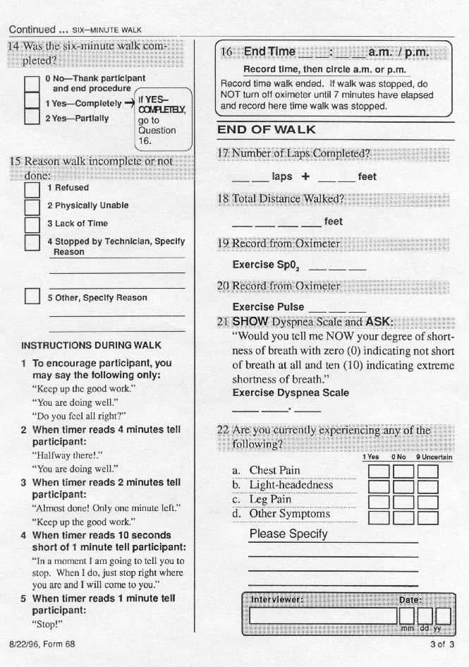 Record 69 Six-Minute Walk/Oximetry - page 3