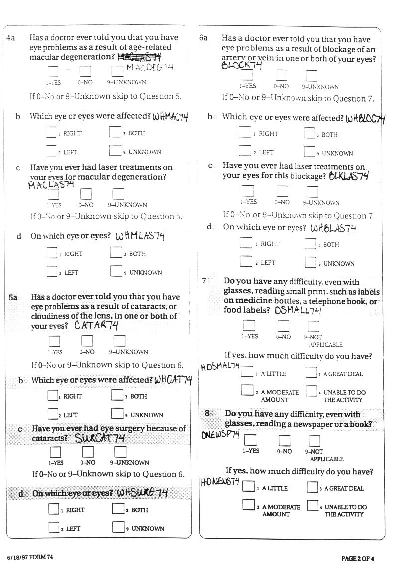 Record 74 Retinal Exam - page 2