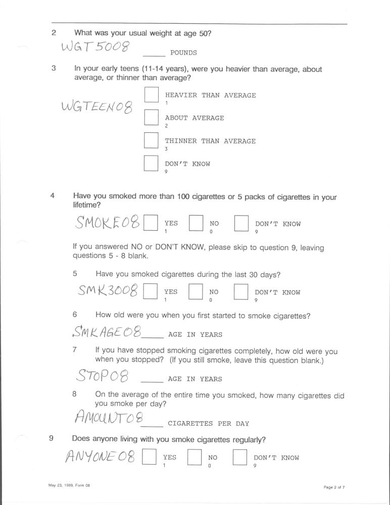 Record 8 BL Pers HX page 2