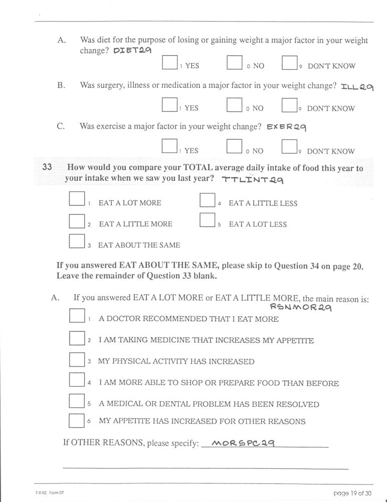 Record 29 Year 5 Medical & Perosnal History - page 19