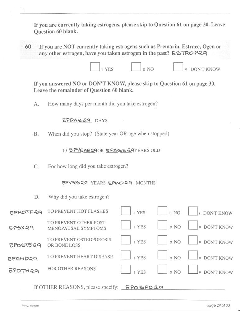 Record 29 Year 5 Medical & Perosnal History - page 29