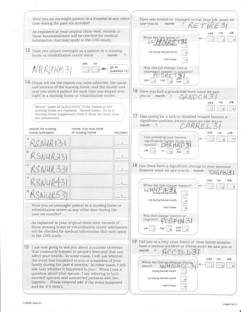 Record 31 Baseline Phone Follow up - page 3
