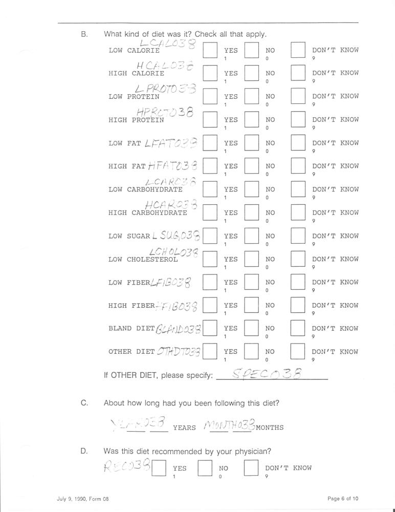 Record 38 Year 3 Personal History - page 6