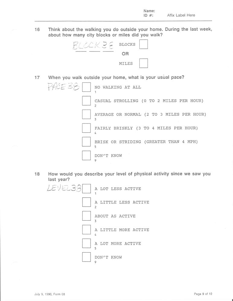 Record 38 Year 3 Personal History - page 9